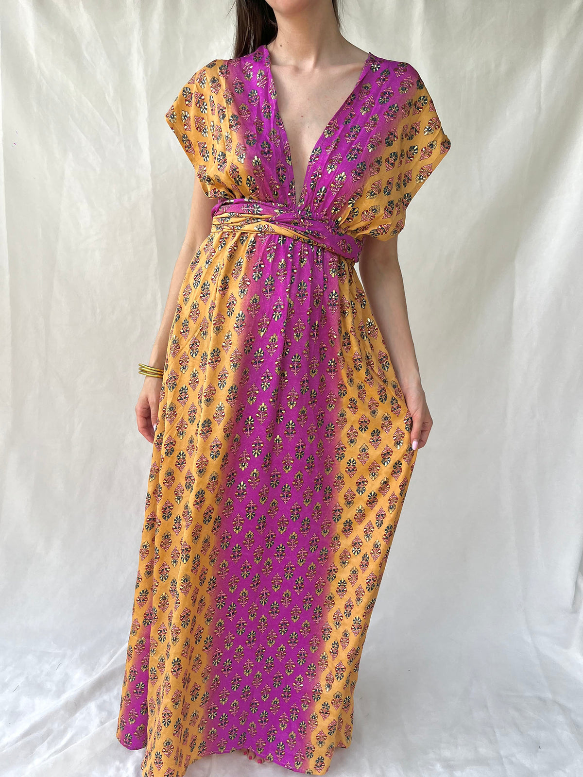 Silk Scarlett Long Dress n.9 - Bohemia Couture