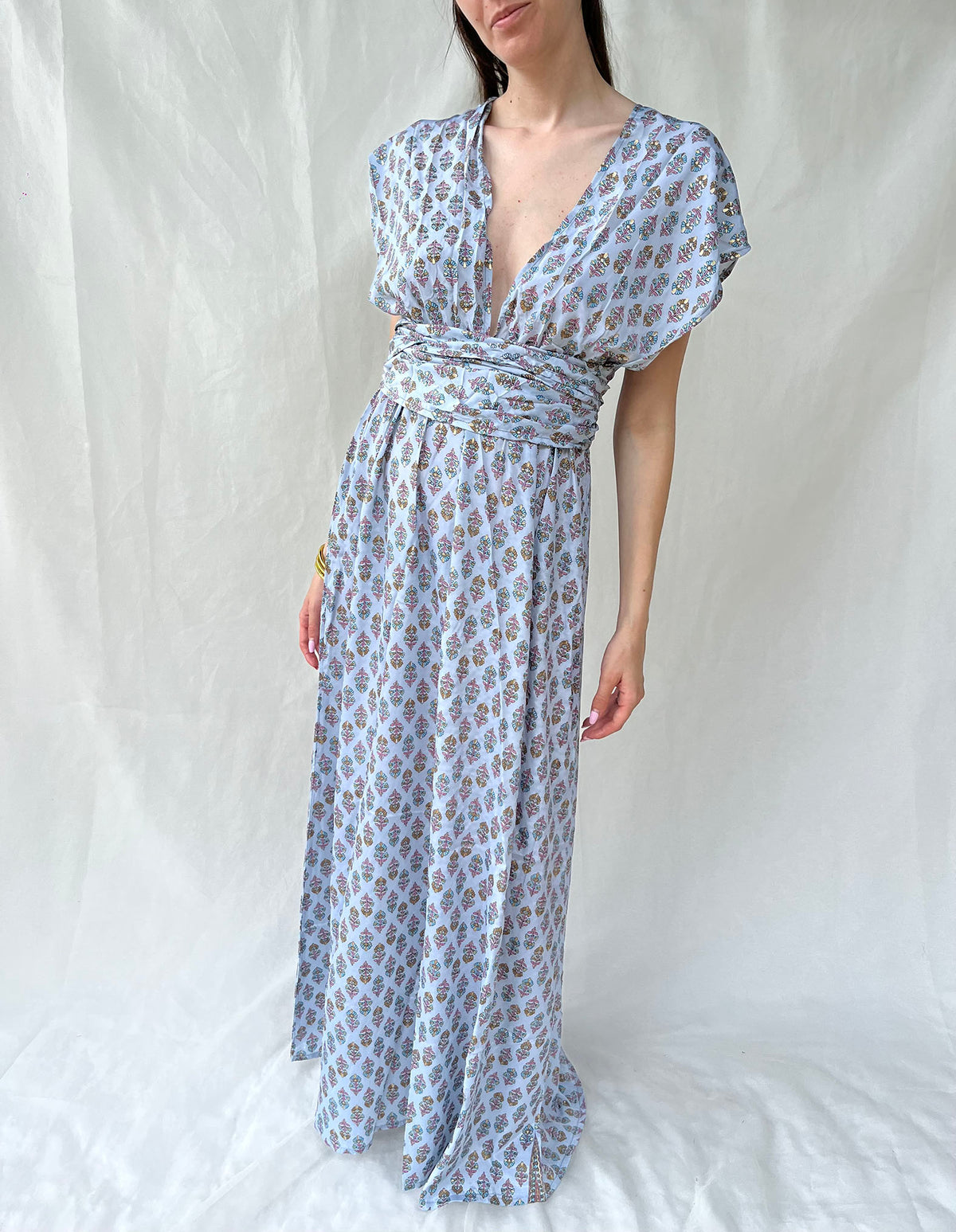 Silk Scarlett Long Dress n.10 - Bohemia Couture