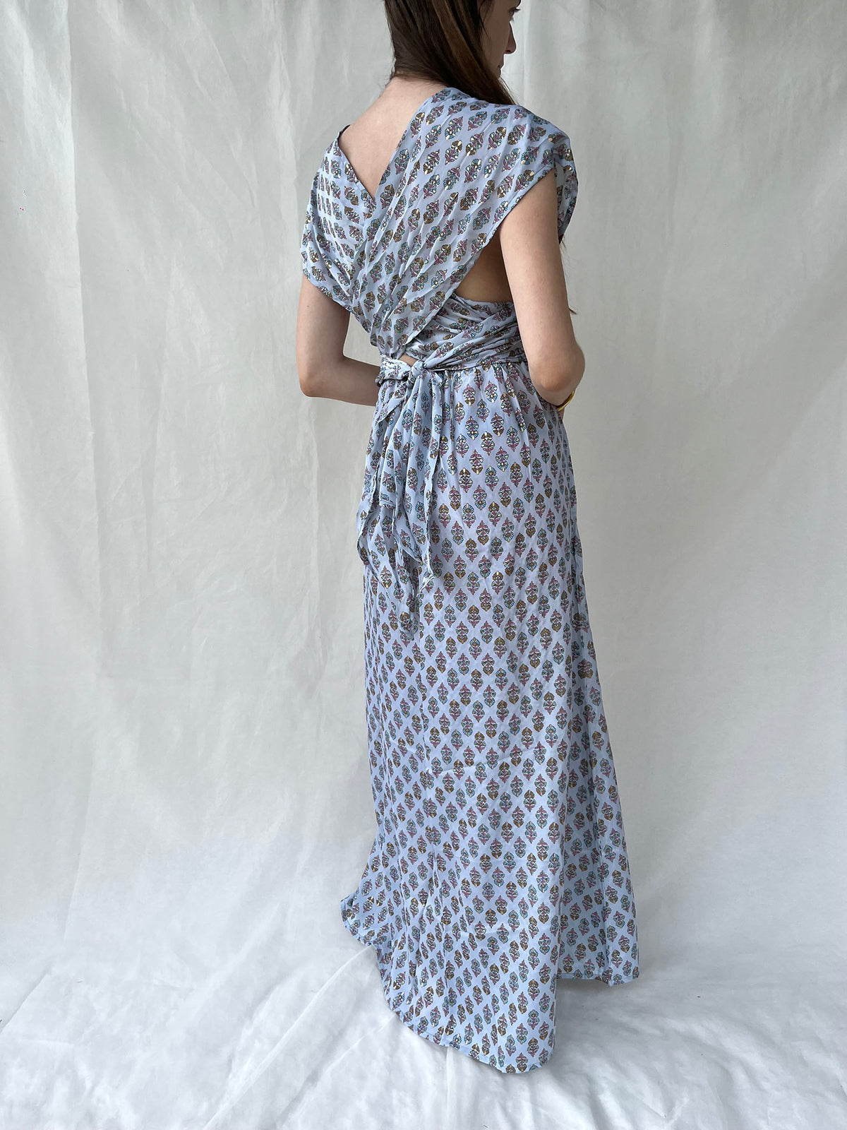Silk Scarlett Long Dress n.10 - Bohemia Couture