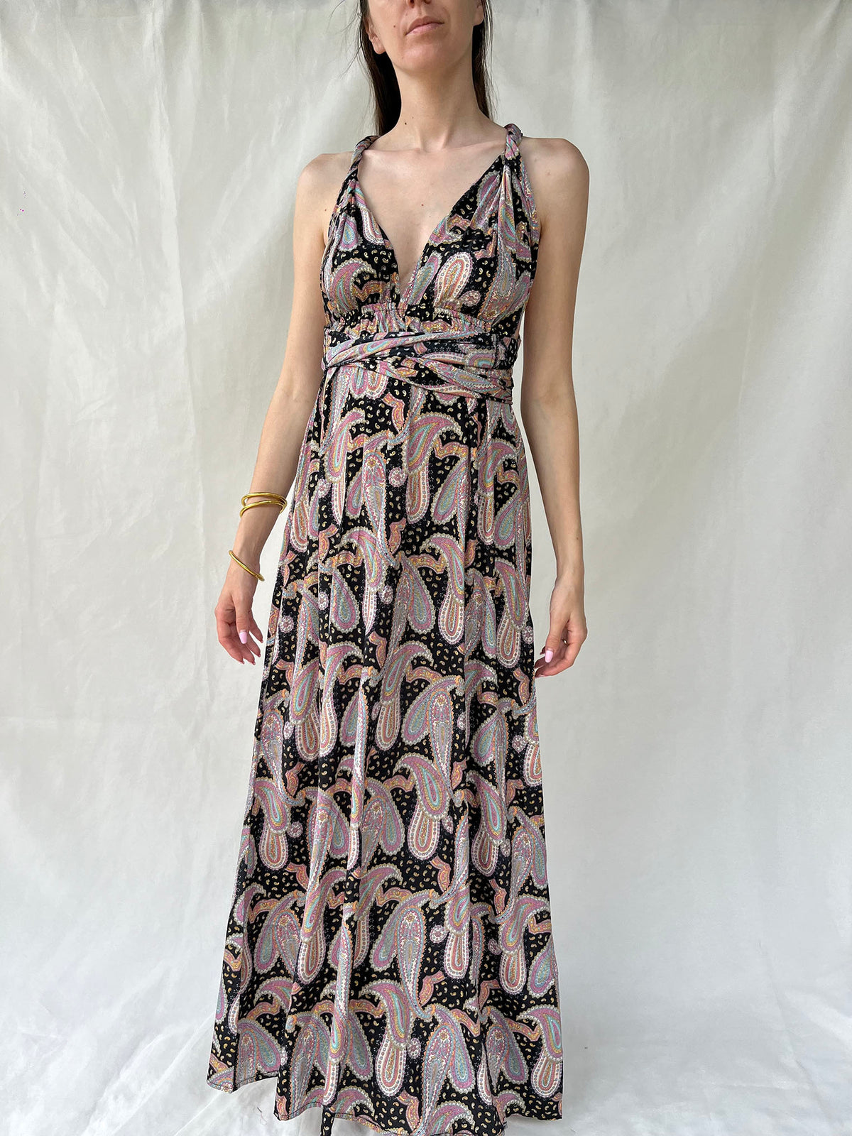 Silk Scarlett Long Dress n.11 - Bohemia Couture