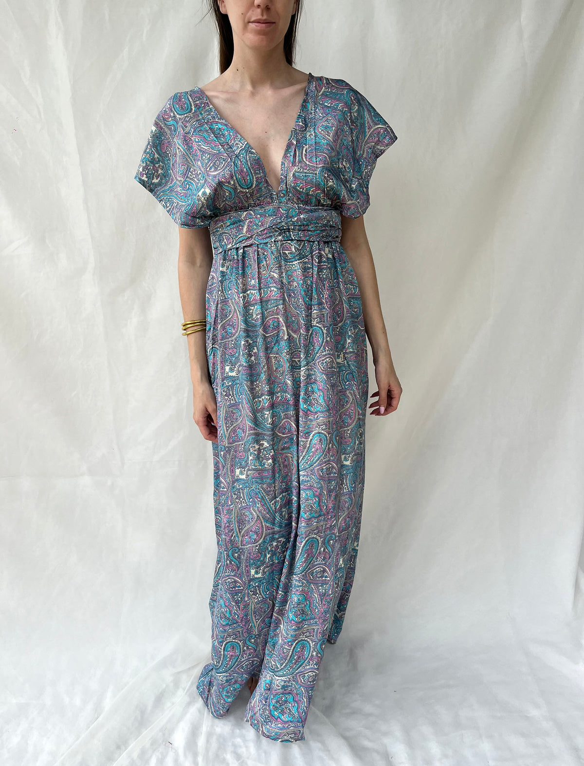 Silk Scarlett Long Dress n.12 - Bohemia Couture