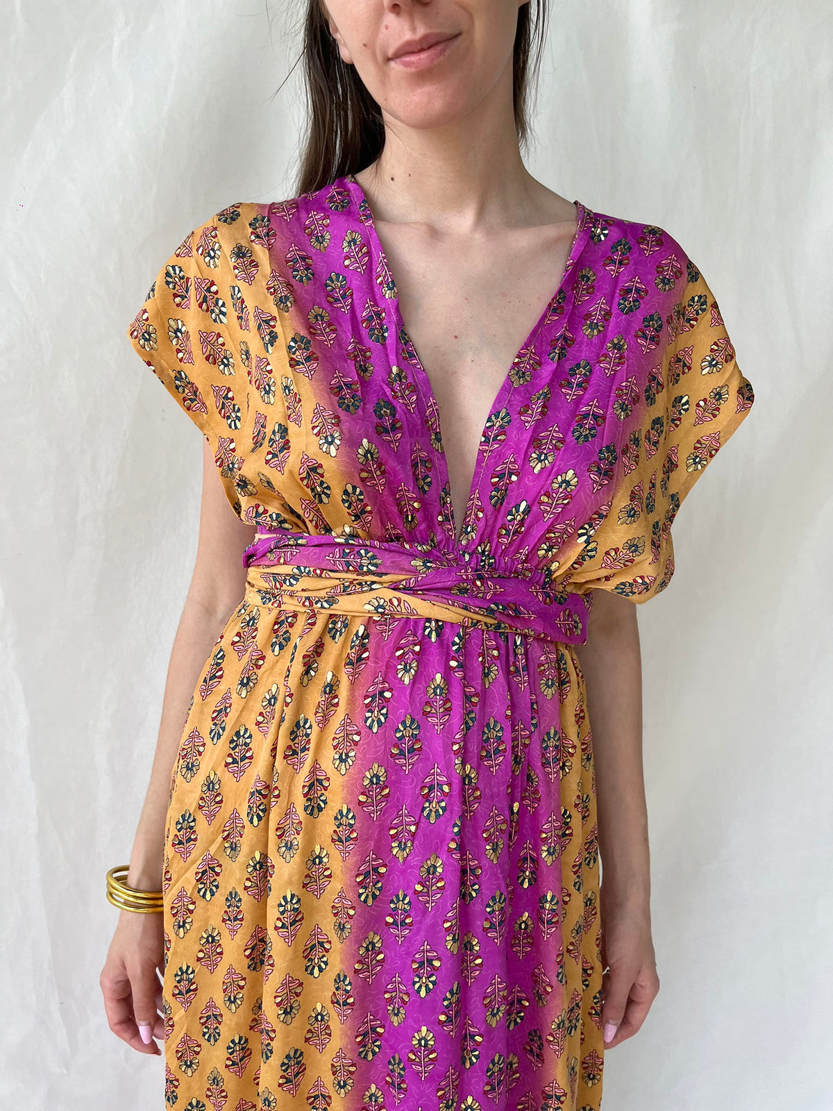 Silk Scarlett Long Dress n.9 - Bohemia Couture
