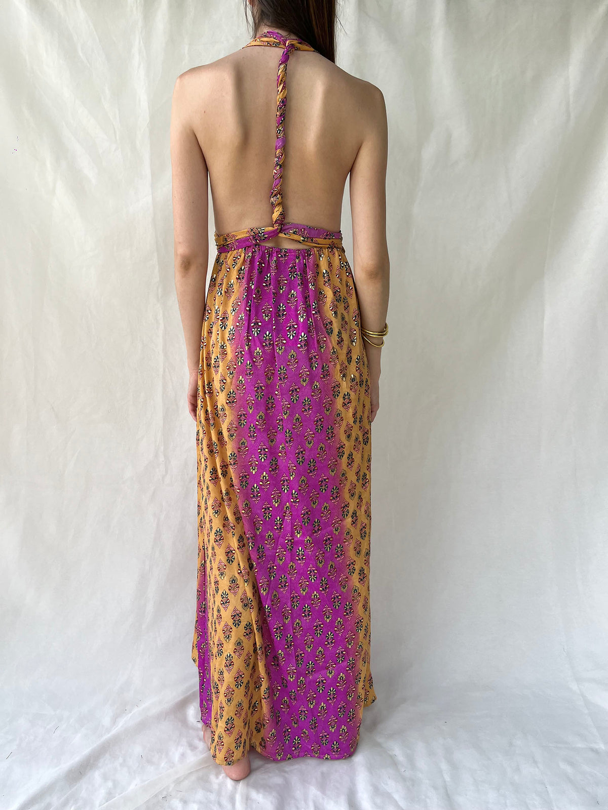 Silk Scarlett Long Dress n.9 - Bohemia Couture