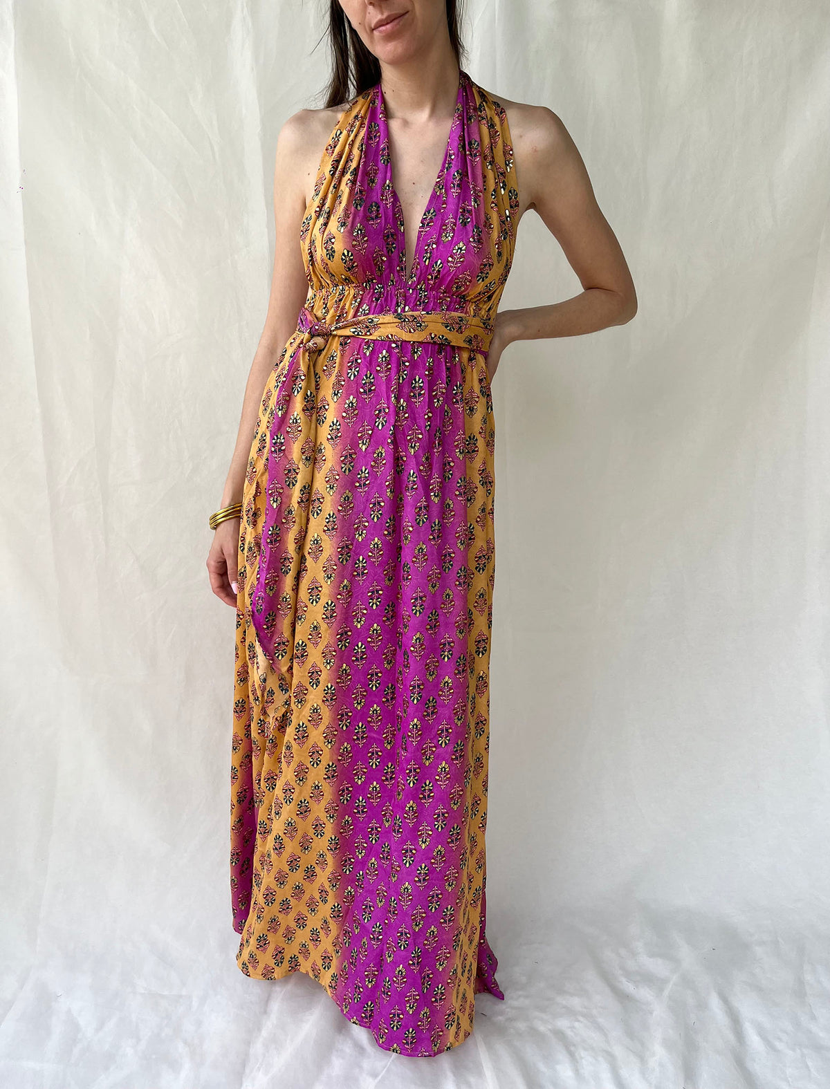 Silk Scarlett Long Dress n.9 - Bohemia Couture