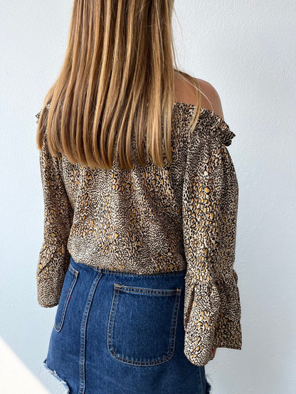 Silk Gypsy Top n.6 - Leopard
