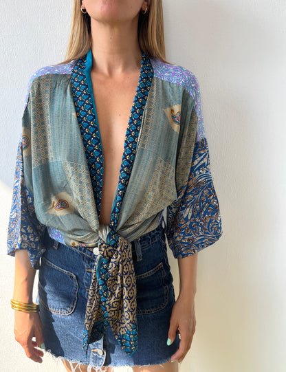 Silk Short Cardigan n.182
