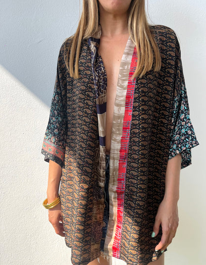 Silk Short Cardigan n.183