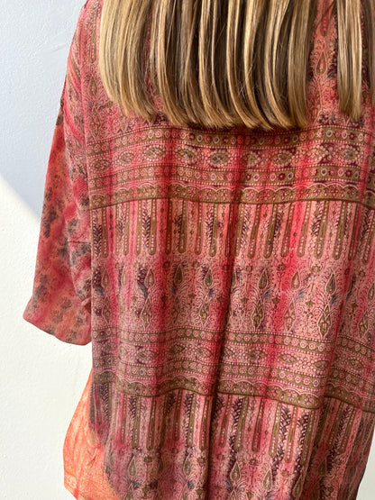 Silk Tie Dye Cardigan n.13
