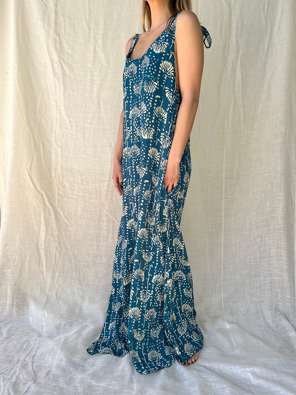 Silk Berry Long Dress n.1 - Bohemia Couture