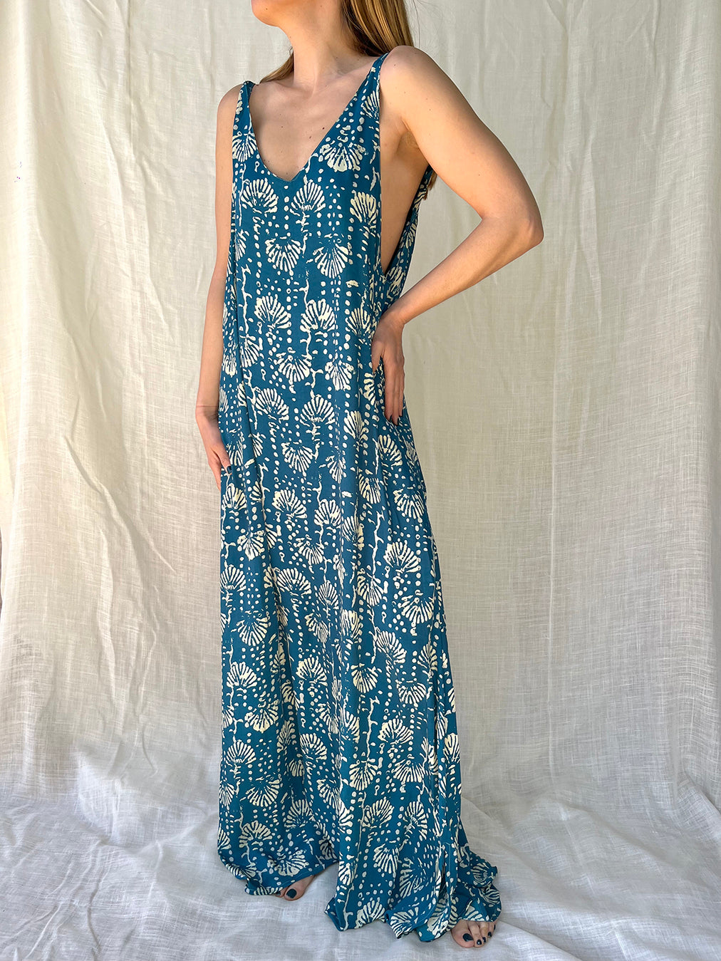 Silk Berry Long Dress n.1