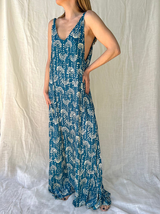 Silk Berry Long Dress n.1 - Bohemia Couture