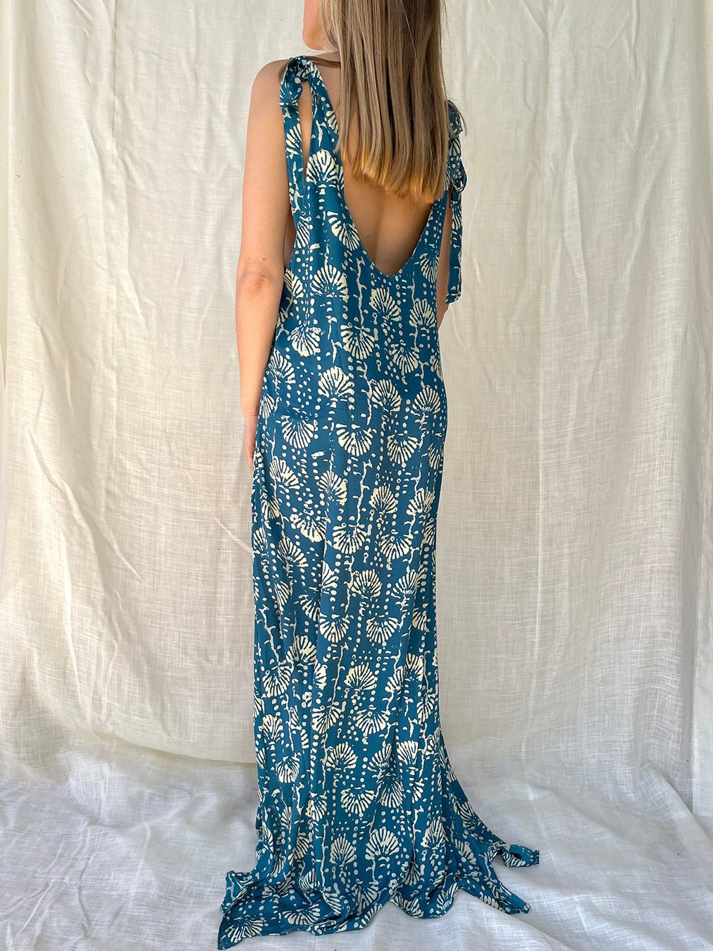 Silk Berry Long Dress n.1 - Bohemia Couture