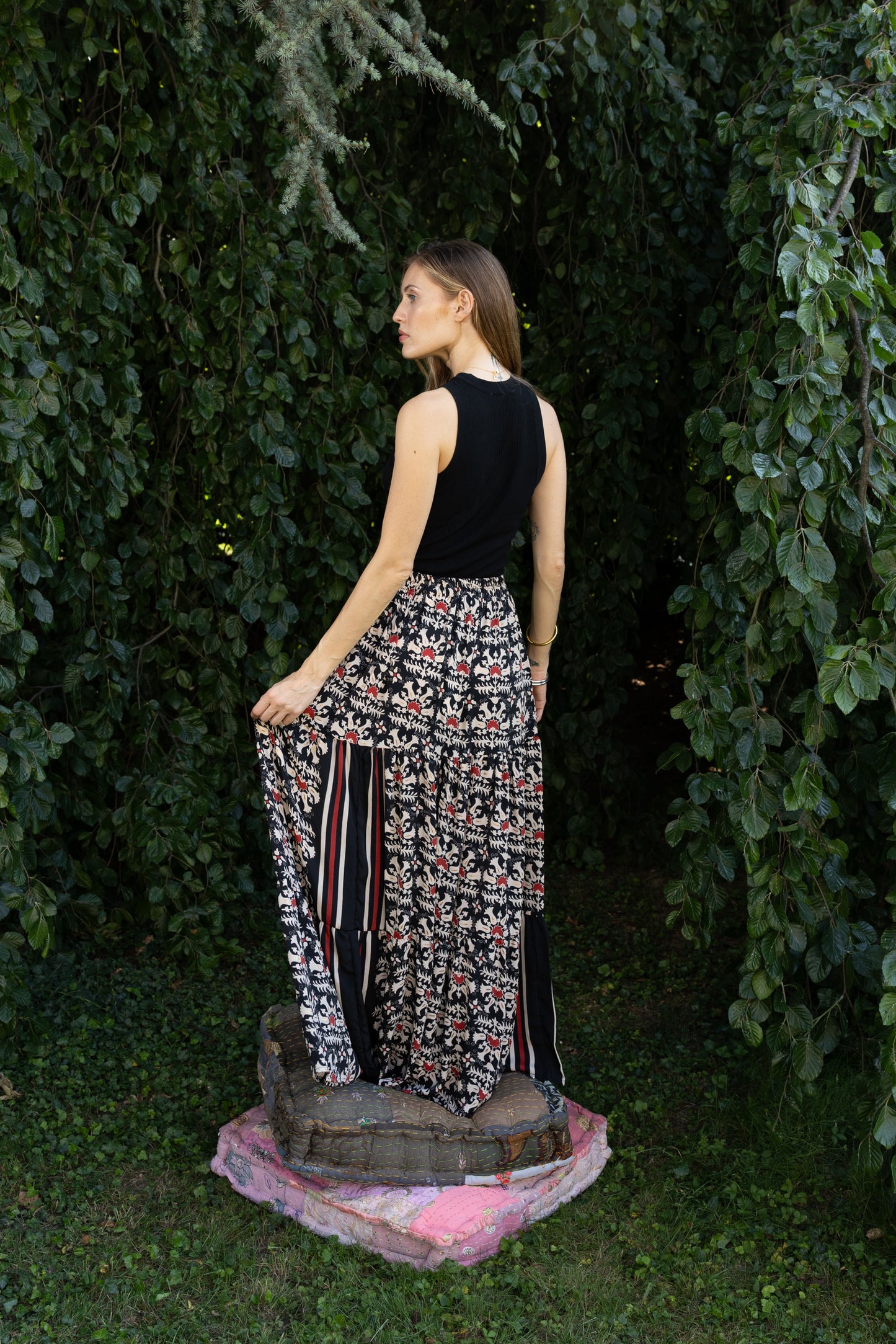 Silk Julia Skirt n.9