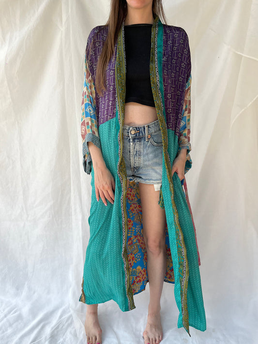 Silk Maxi Cardigan n.11
