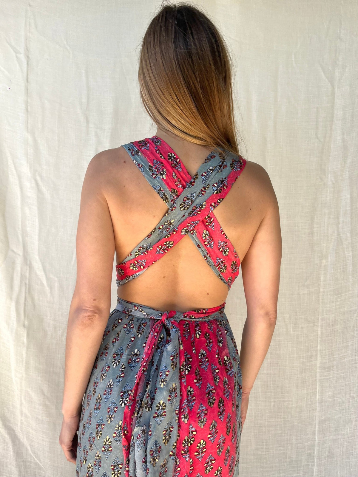 Silk Scarlett Long Dress n.8 - Bohemia Couture
