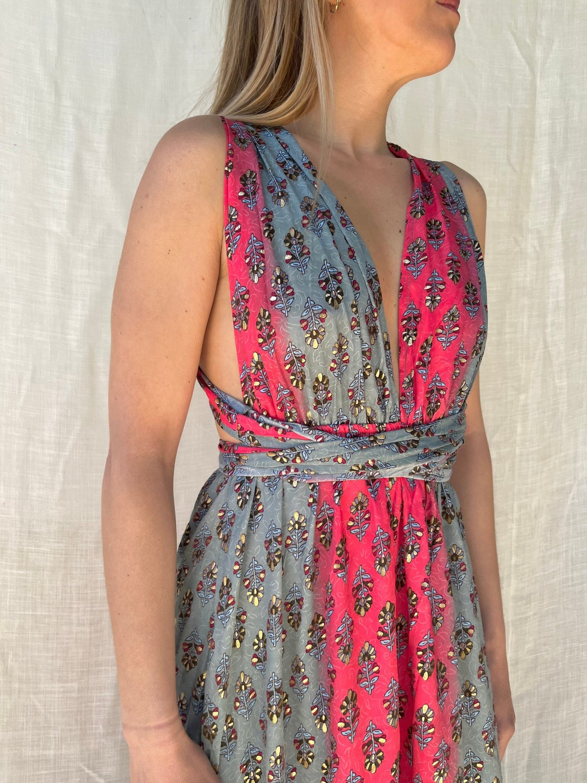 Silk Scarlett Long Dress n.8 - Bohemia Couture