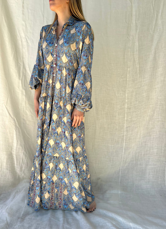 Silk St. Barth Long Dress n.1