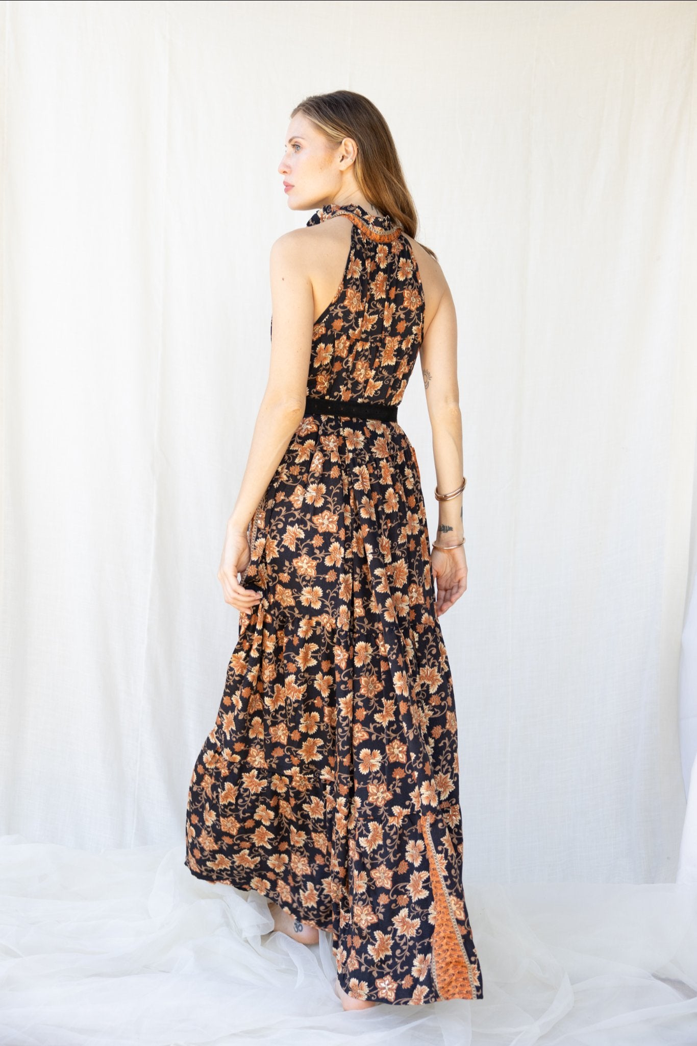 Silk Sunday Long Dress n.9