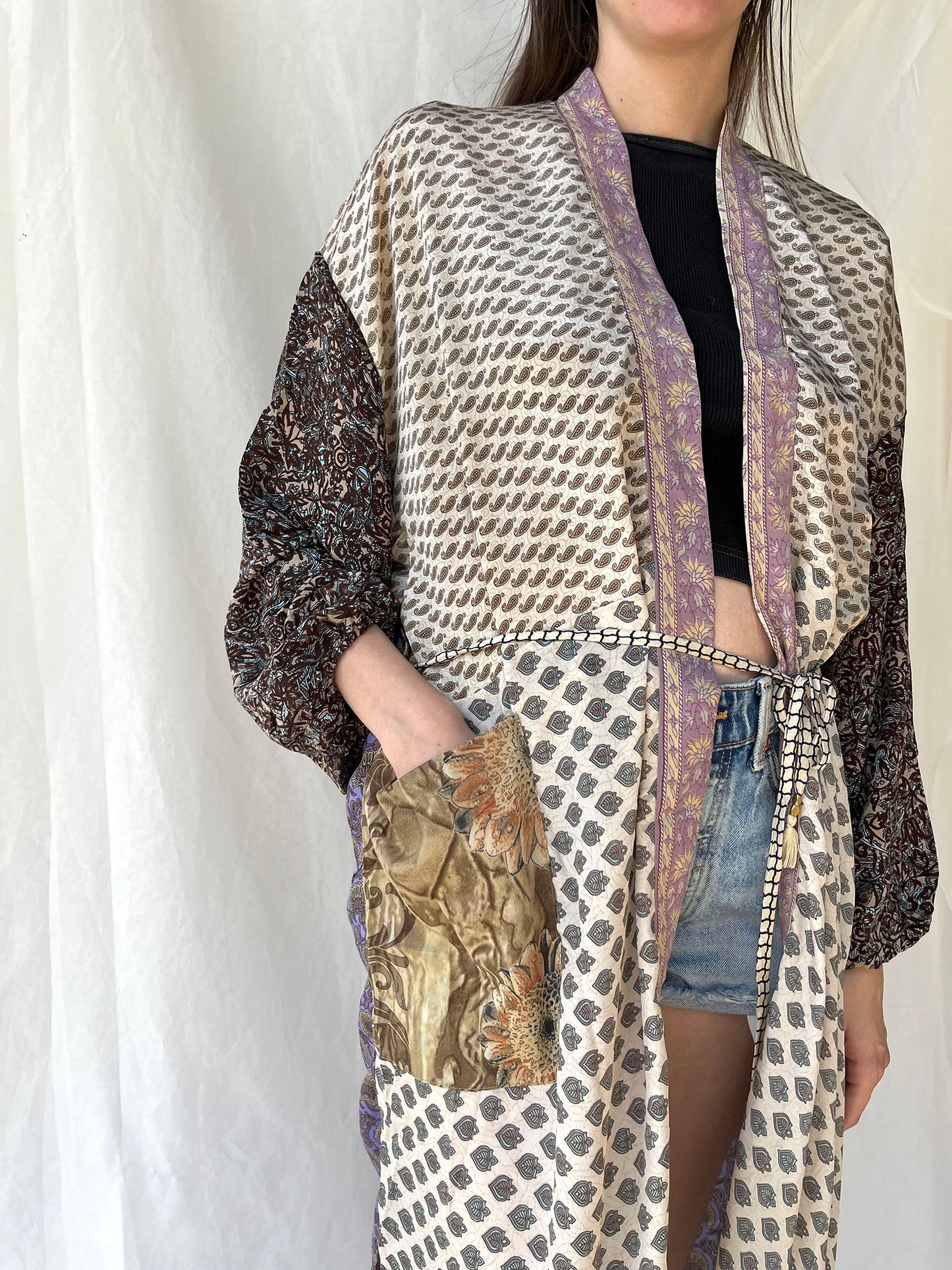 Silk Long Cardigan n.33