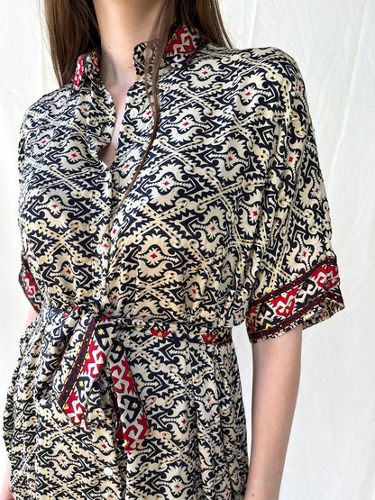 Silk Oversize Shirt Dress n.10