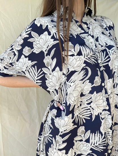 Silk Oversize Shirt Dress n.12