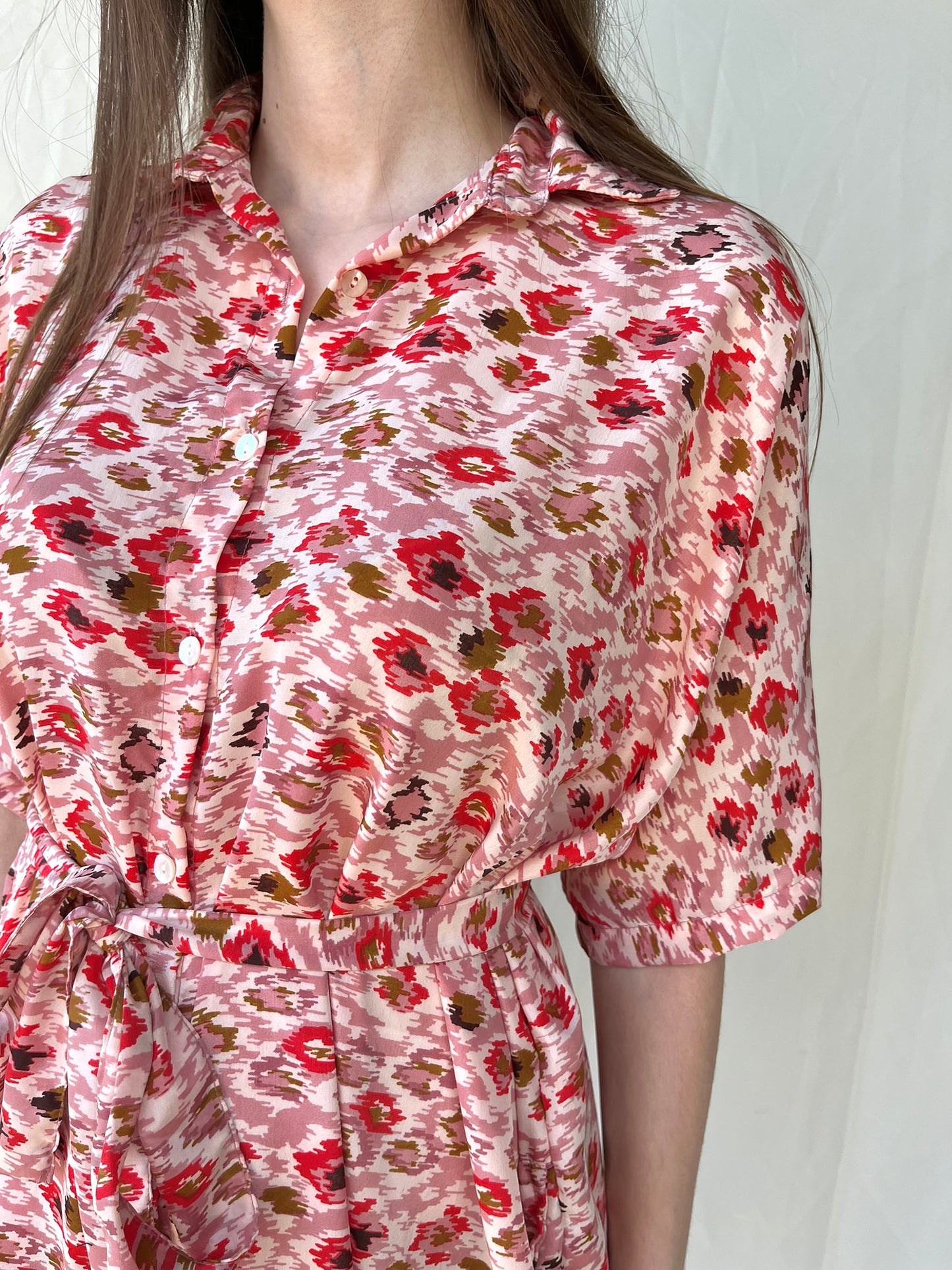 Silk Oversize Shirt Dress n.14