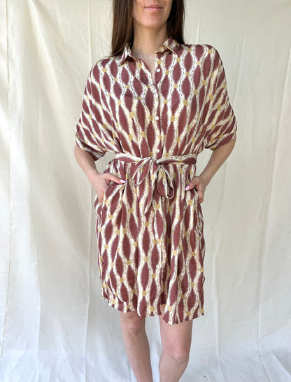 Silk Oversize Shirt Dress n.9