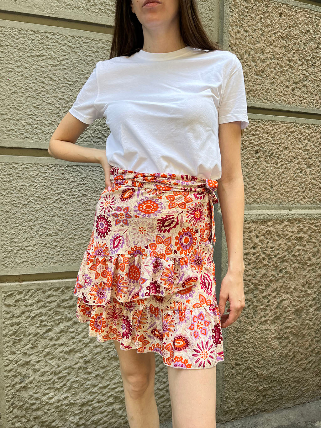 Silk Rio Mini Skirt n.25