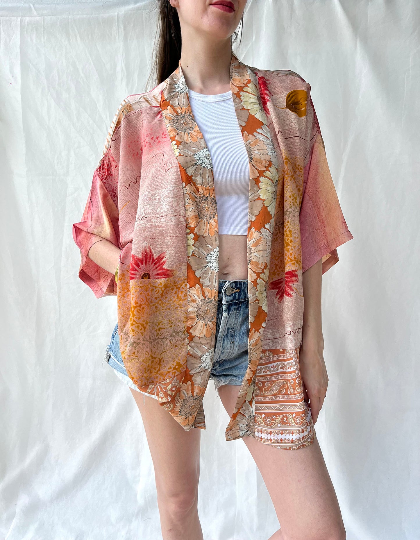 Silk Short Cardigan n.171