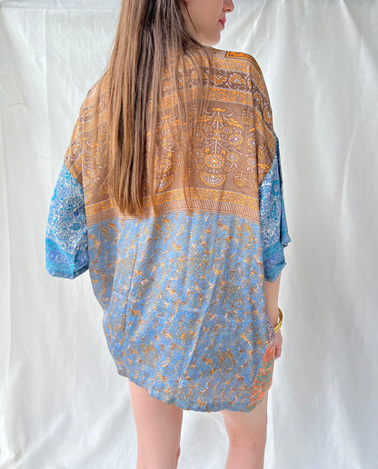 Silk Short Cardigan n.170