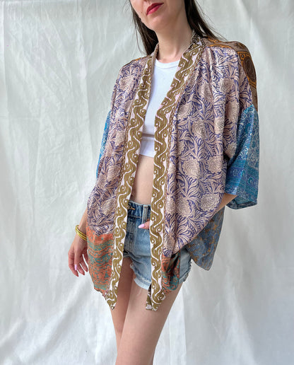 Silk Short Cardigan n.170