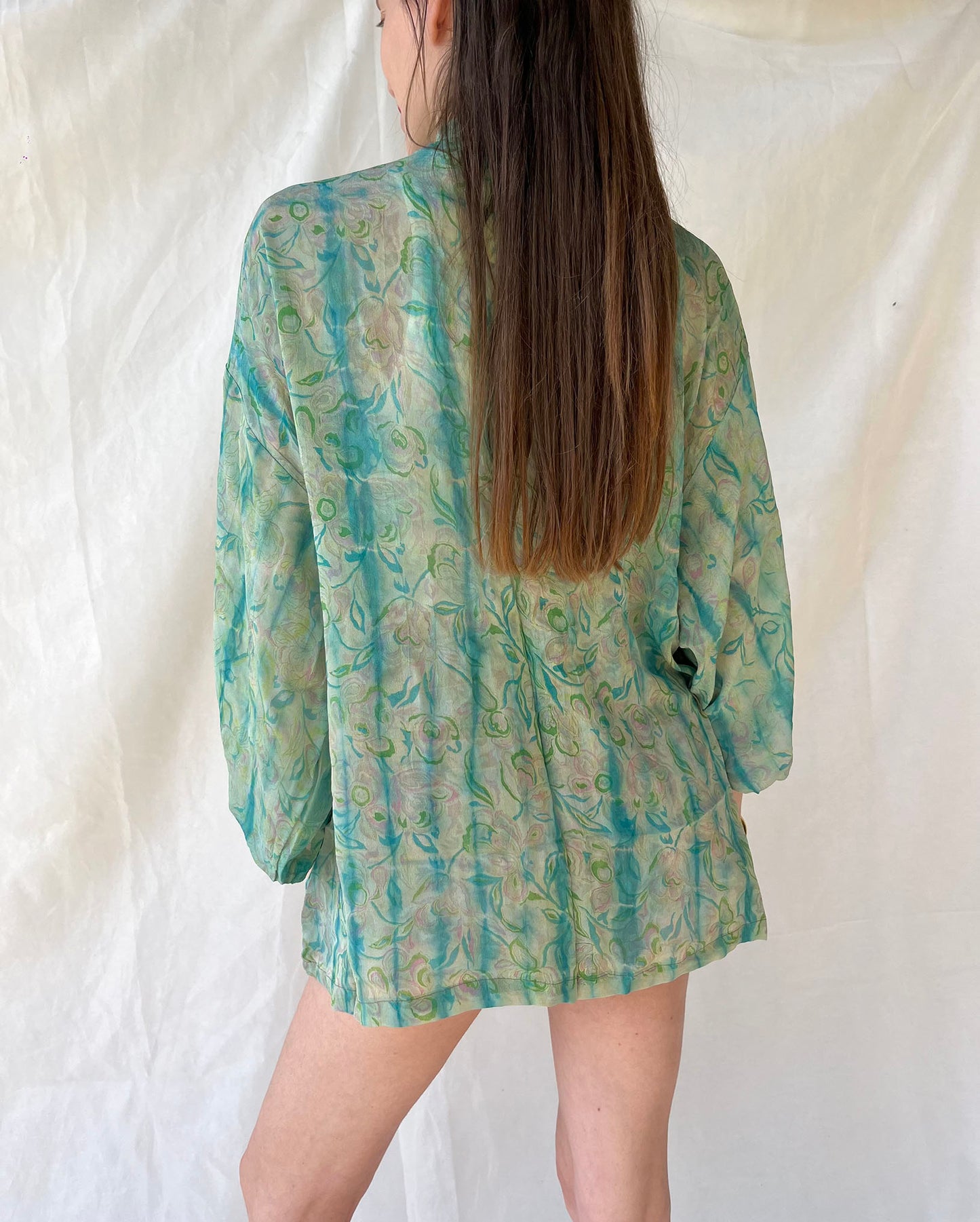 Silk Tie Dye Cardigan n.5