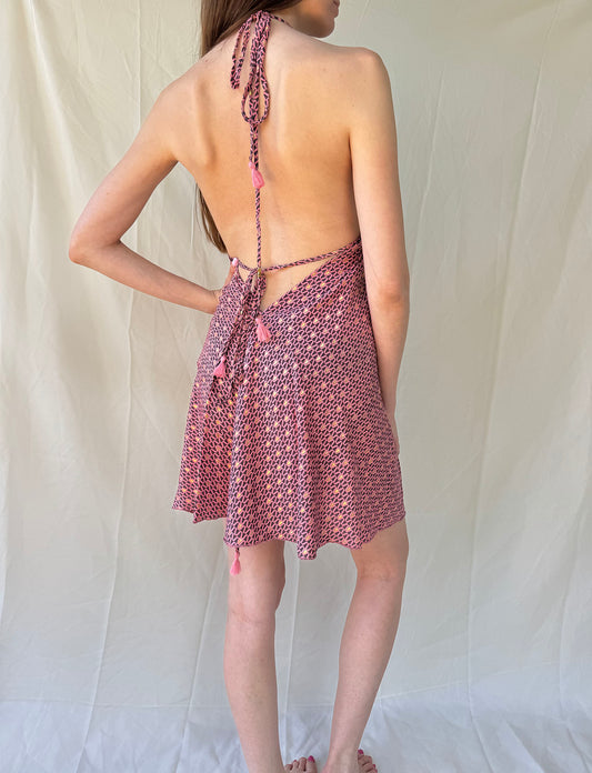 Silk Venus Short Dress n.14 - Bohemia Couture