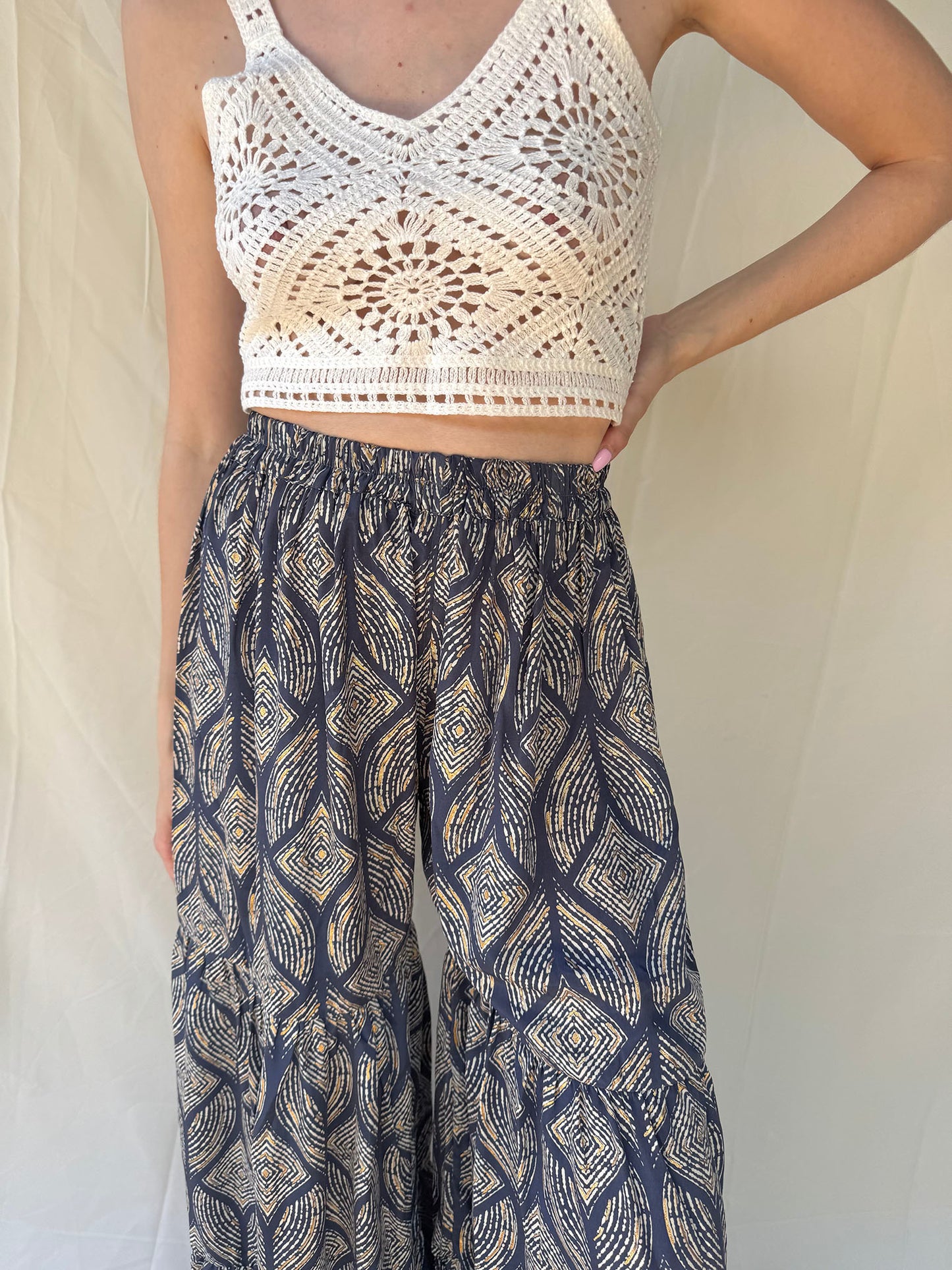 Silk Woodstock Pant n.9