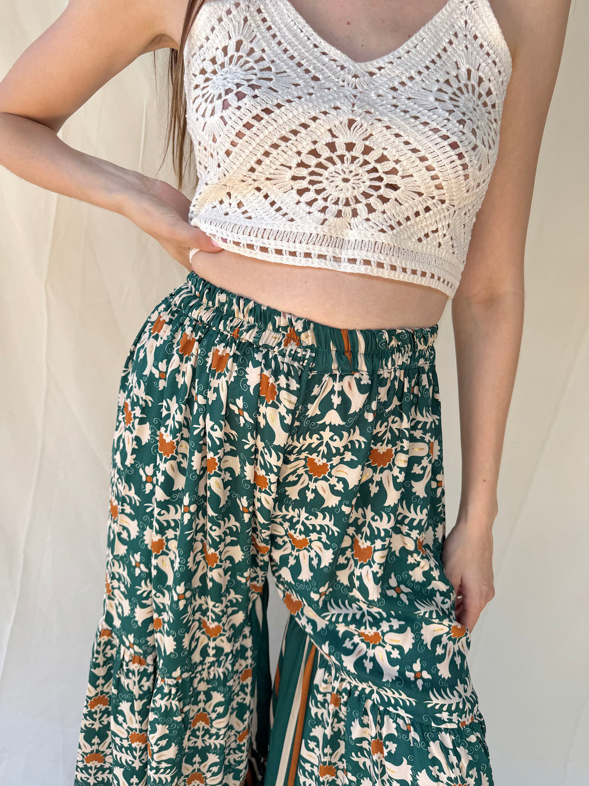 Silk Woodstock Pant n.7 - Bohemia Couture