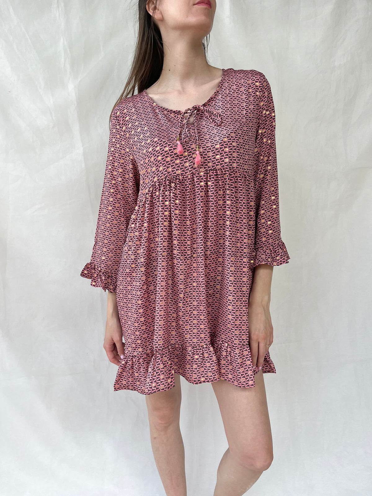 Silk Sunny Short Dress n.4 - Bohemia Couture