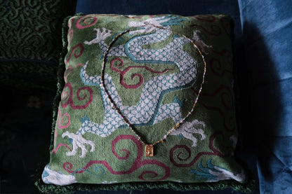 Amuleti Sinceri | Escapolario Durga Necklace Gold - Bohemia Couture