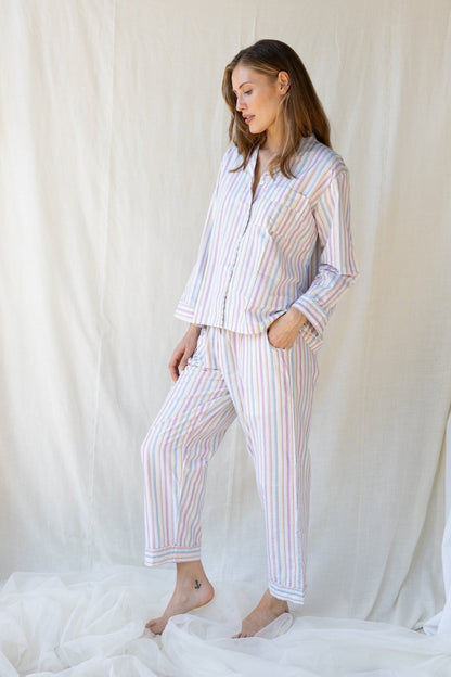 Chai Cotton Pijama Set n.16 Rainbow - Bohemia Couture