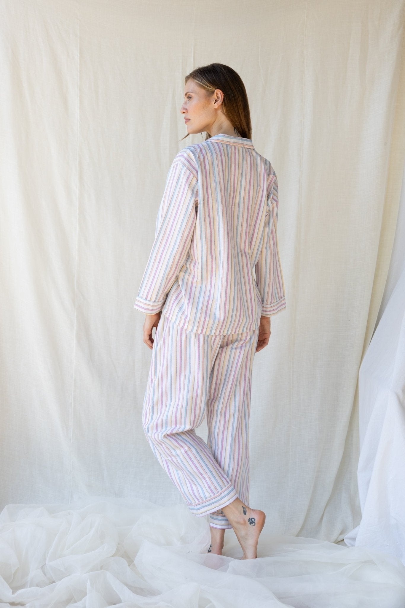 Chai Cotton Pijama Set n.16 Rainbow - Bohemia Couture