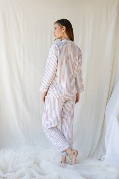 Chai Cotton Pijama Set n.16 Rainbow - Bohemia Couture