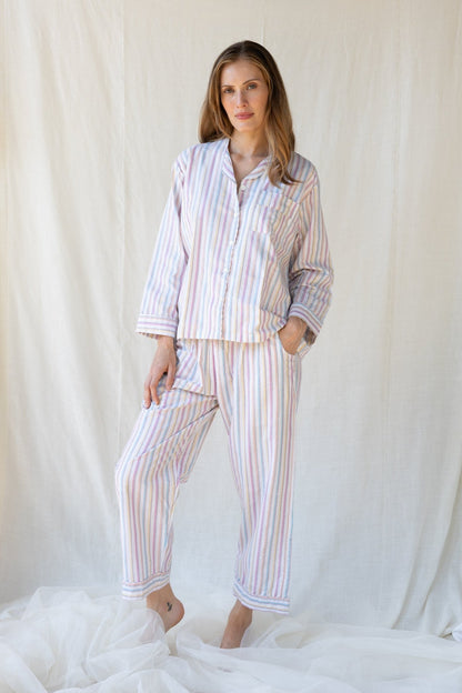 Chai Cotton Pijama Set n.16 Rainbow - Bohemia Couture