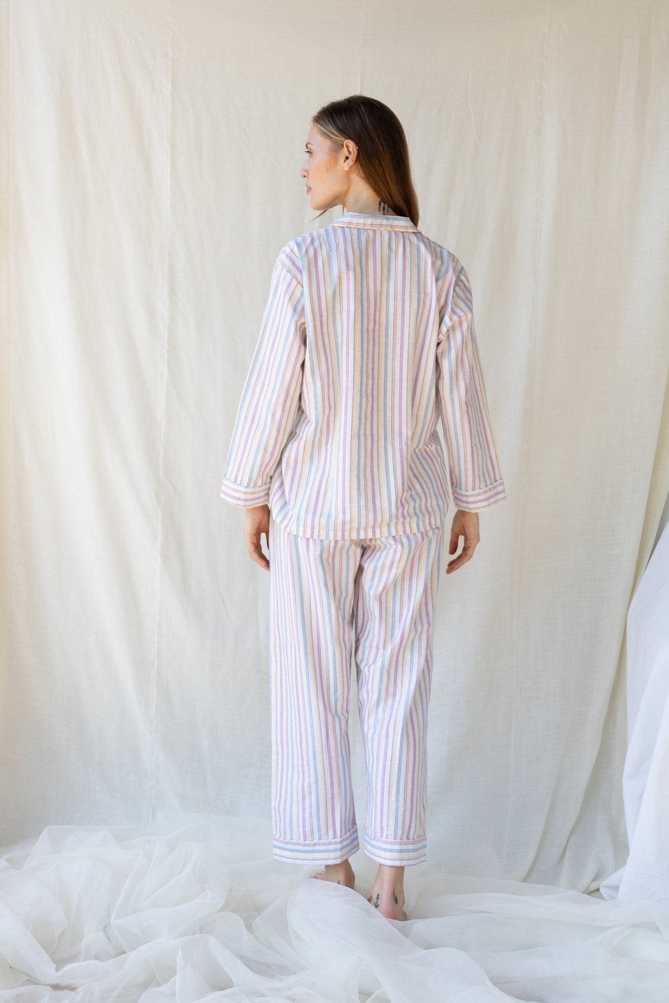 Chai Cotton Pijama Set n.16 Rainbow - Bohemia Couture