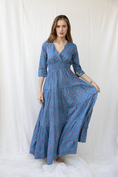 Cotton Gardenia Long Dress n.5 - Bohemia Couture
