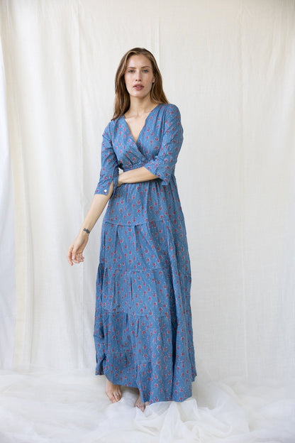 Cotton Gardenia Long Dress n.5 - Bohemia Couture