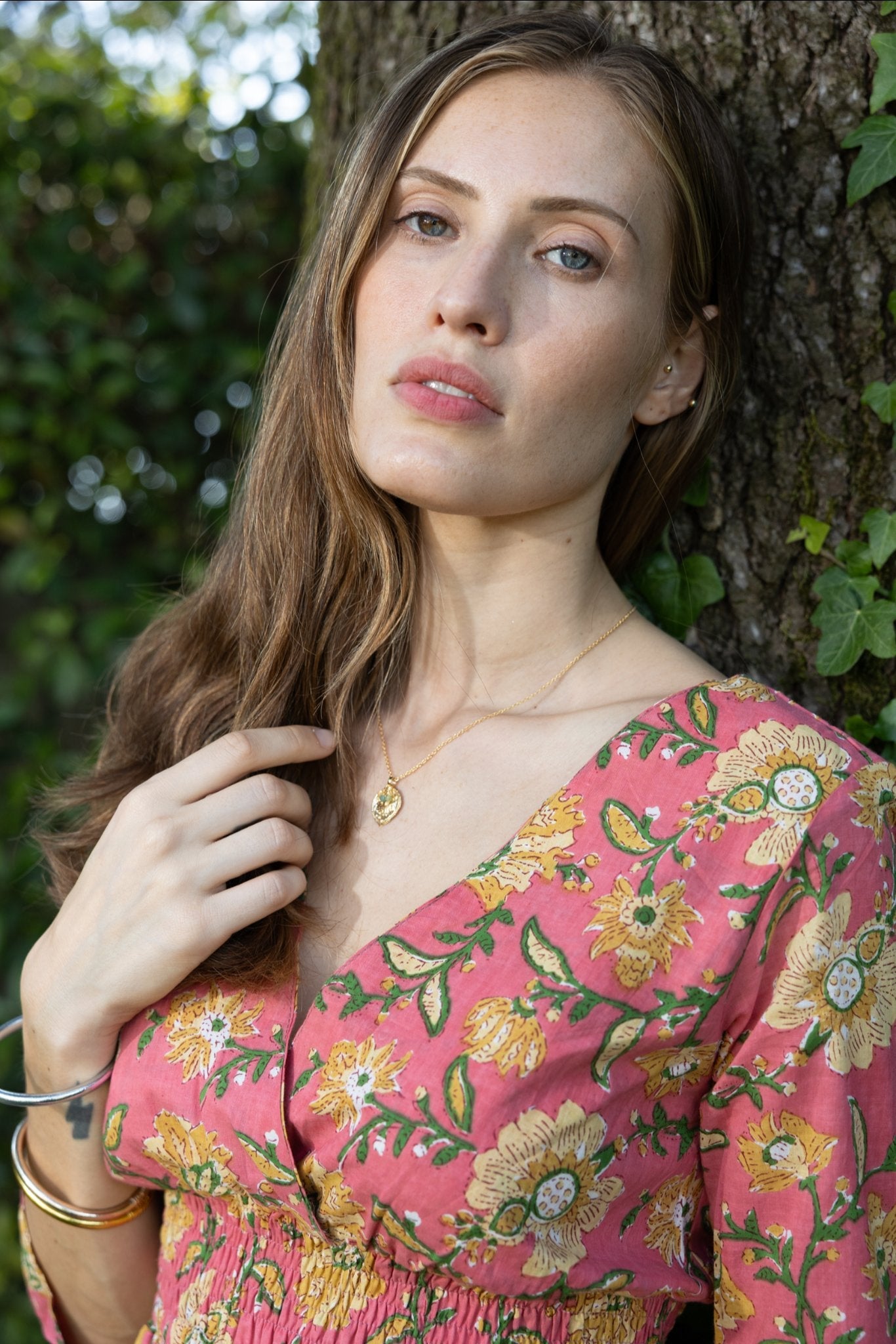 Cotton Gardenia Long Dress n.6 - Bohemia Couture