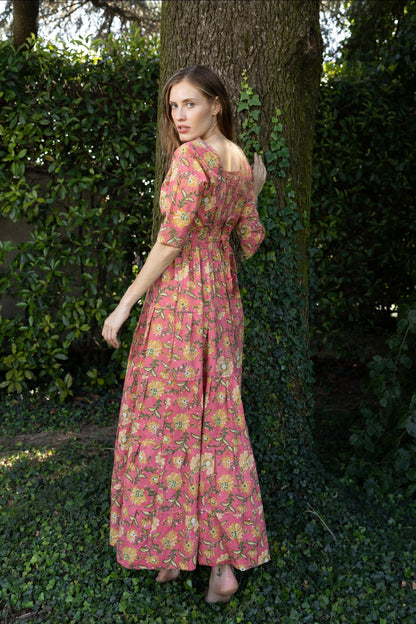 Cotton Gardenia Long Dress n.6 - Bohemia Couture