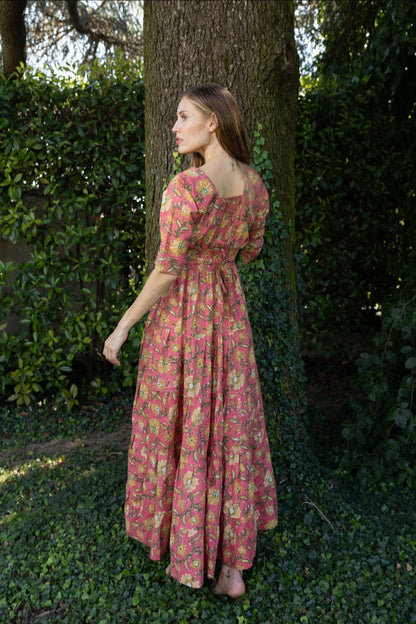 Cotton Gardenia Long Dress n.6 - Bohemia Couture