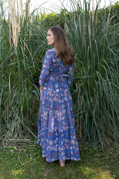 Cotton Gardenia Long Dress n.7 - Bohemia Couture