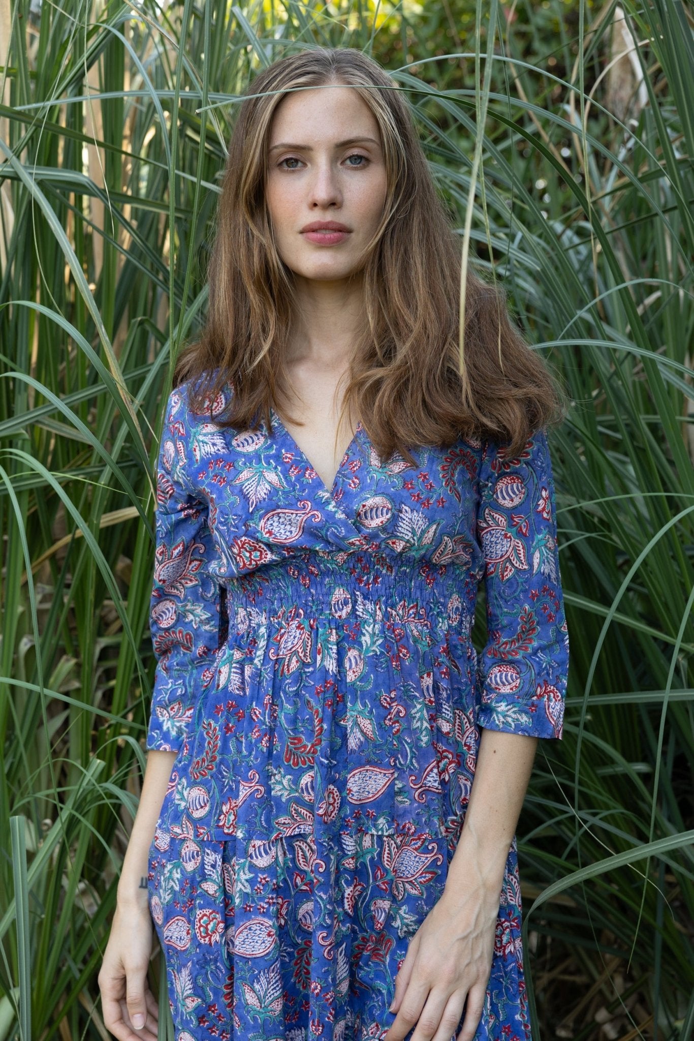 Cotton Gardenia Long Dress n.7 - Bohemia Couture