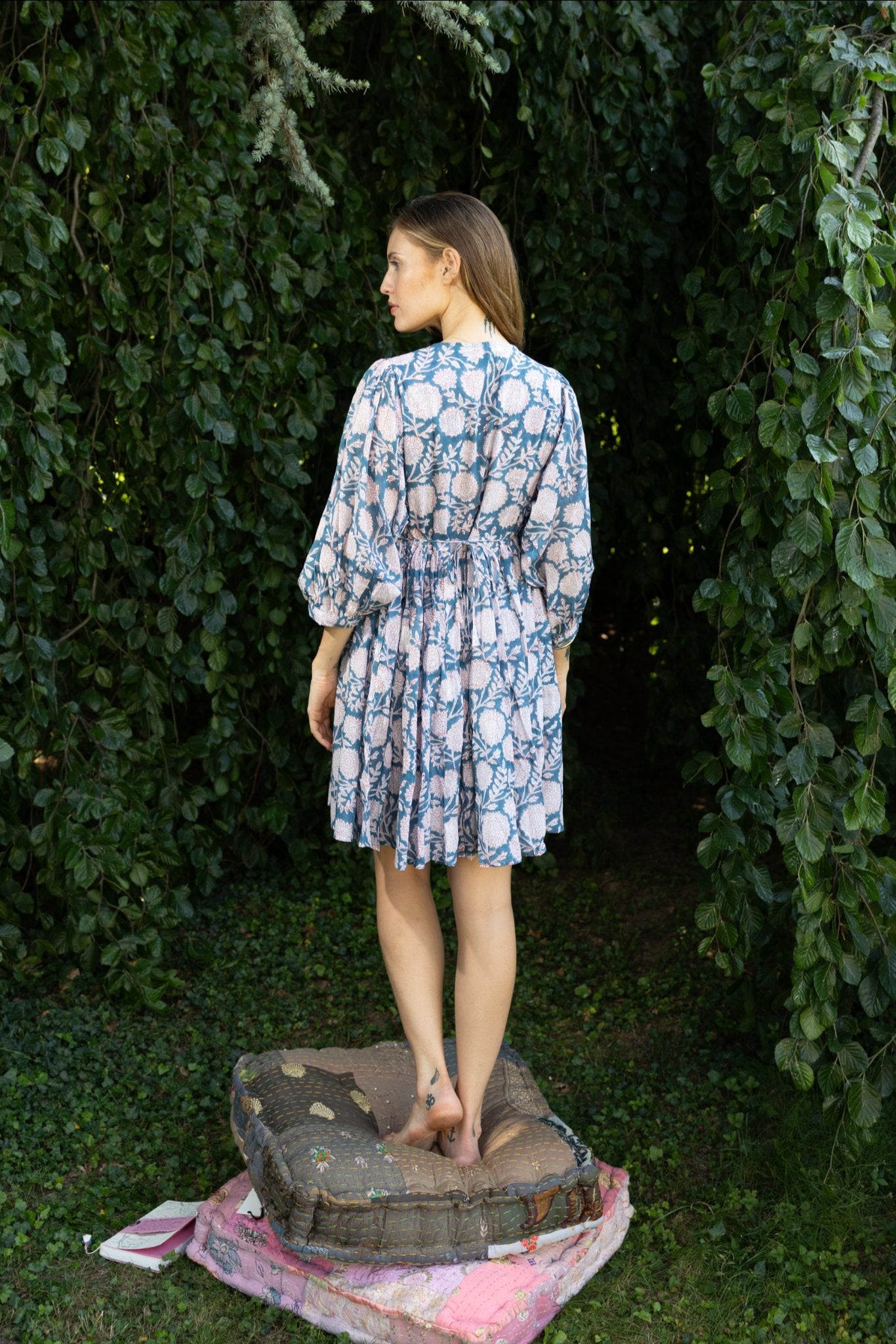 Cotton Gilda Short Dress n.10 - Bohemia Couture